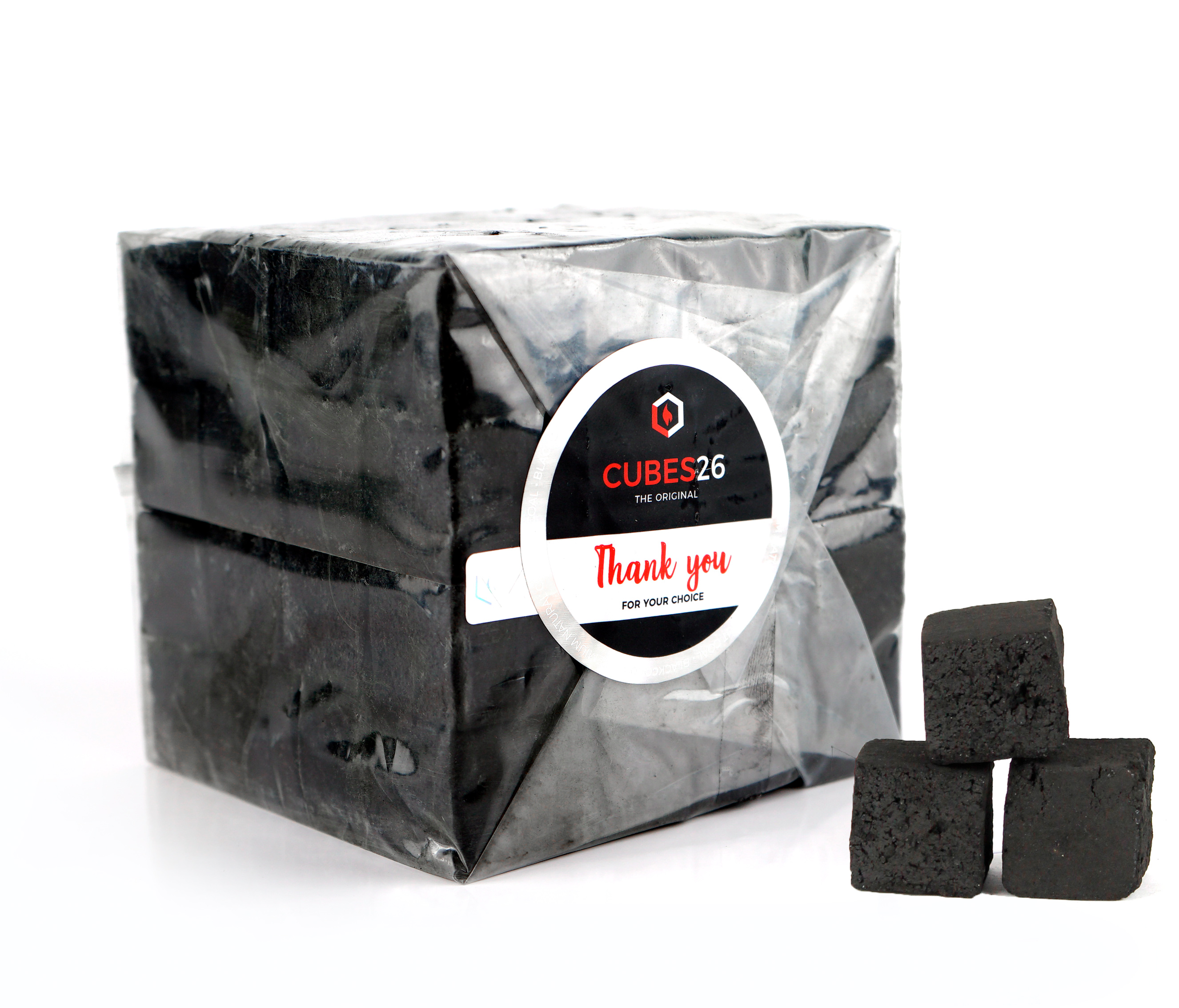 Carbón de Cáscara de Coco para Cachimba y BBQ (36 cubos - 0,5 kg) - Simply  Organic