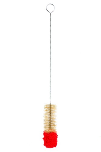 Cepillo Limpieza de Pelo Natural Rojo - 50 cm