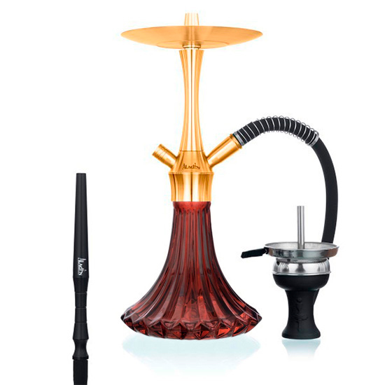 Cachimba Aladin MVP A36 Gold Dark Red