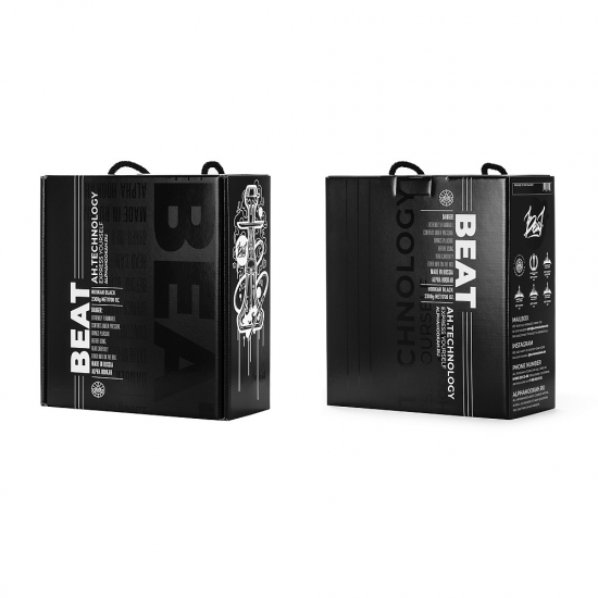 Alpha Hookah Mini Beat White Gold