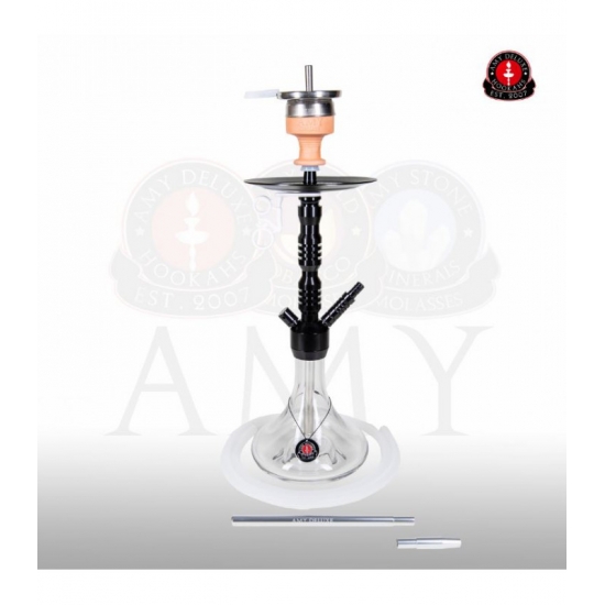 Cachimba Amy 073.02 Alu Sierra S Black Clear