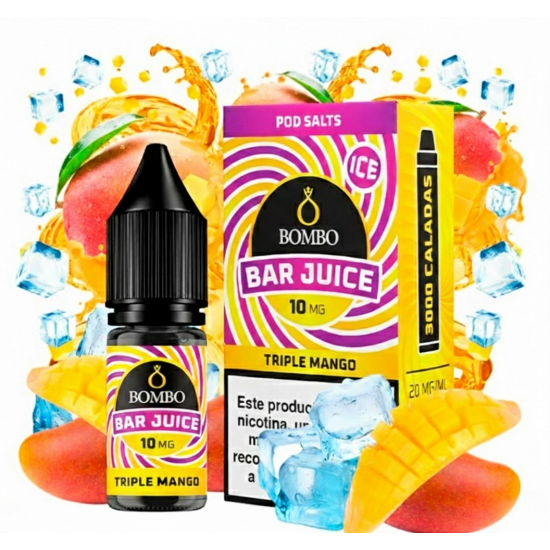 Sales de Nitocotina Bombo Bar Juice 10ml 10mg