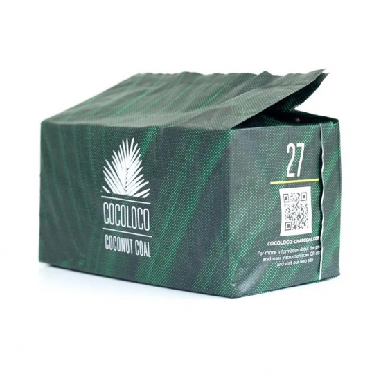 Carbon natural para cachimba CocoLoco 27mm 1Kg
