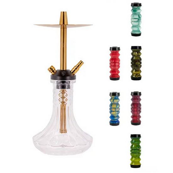 Cachimba Cold Smoke Arrow Mini Gold Resin