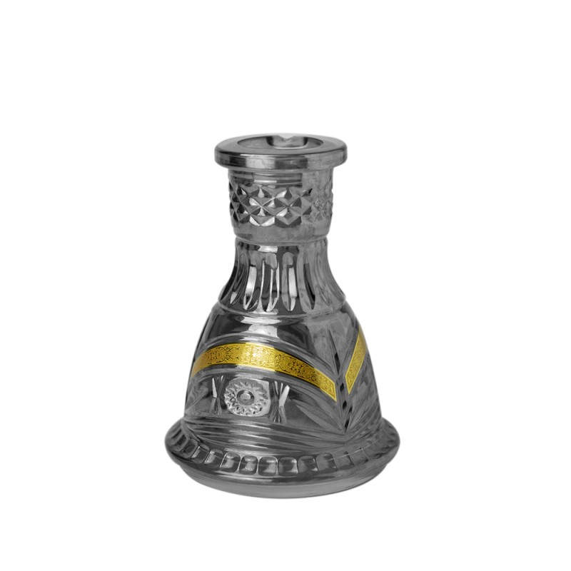 Base Mr Shisha Micro Black Gold Cut Base Mr Shisha Micro Black Gold Cut