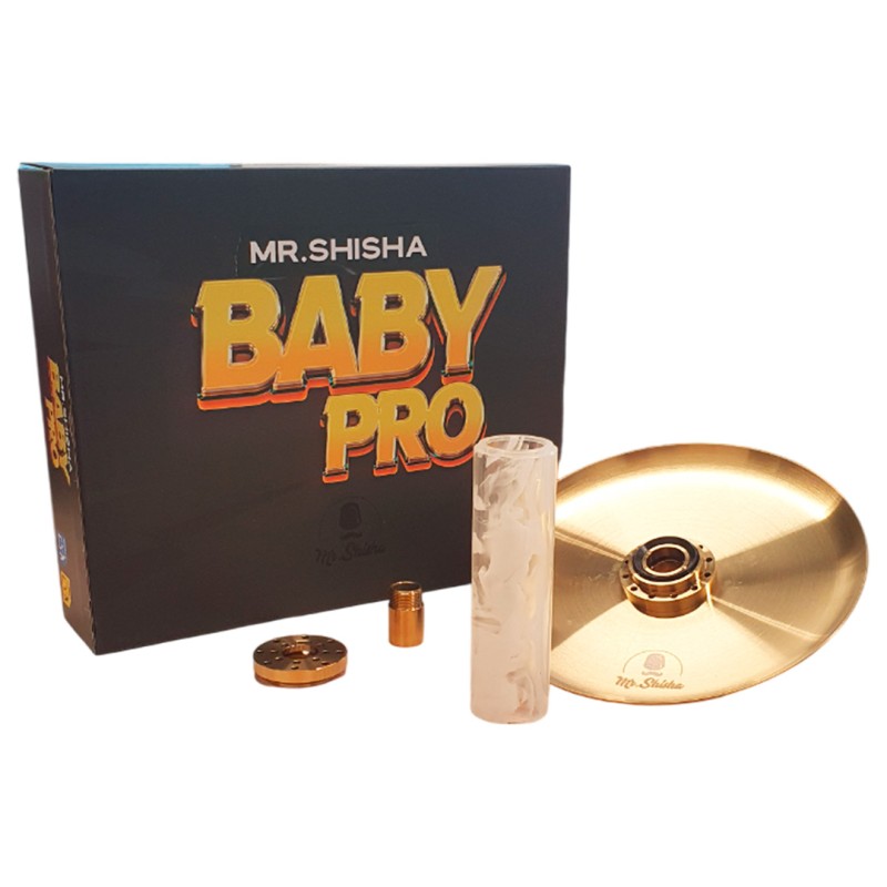 Kit Mr Shisha Baby Pro Gold Kit Mr Shisha Baby Pro Gold